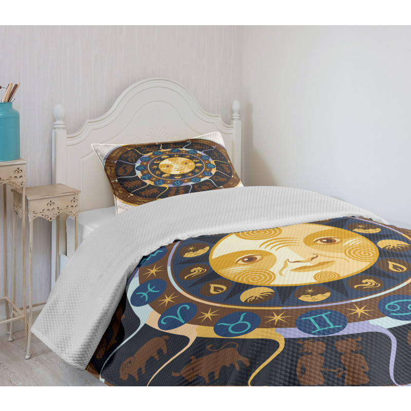Aries Taurus Gemini Bedspread Set