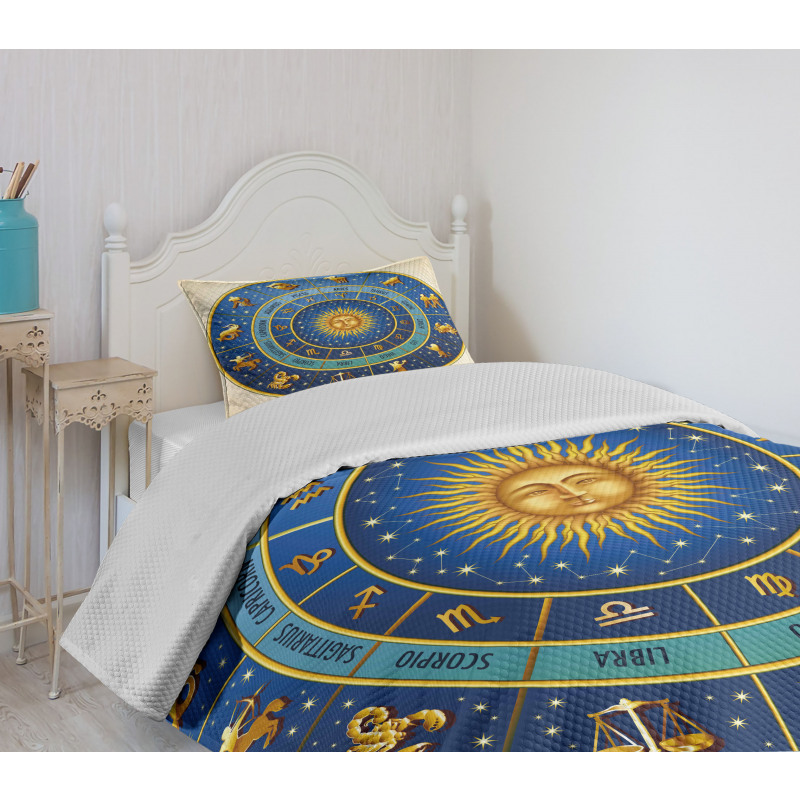 Astrological Signs Bedspread Set