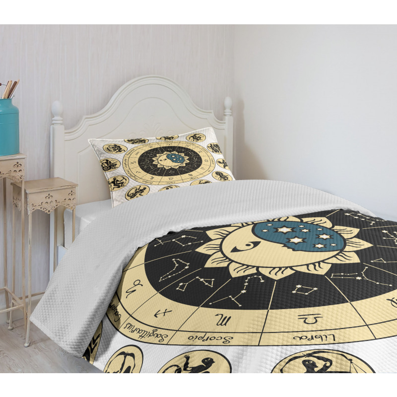 Zodiac Chart Bedspread Set