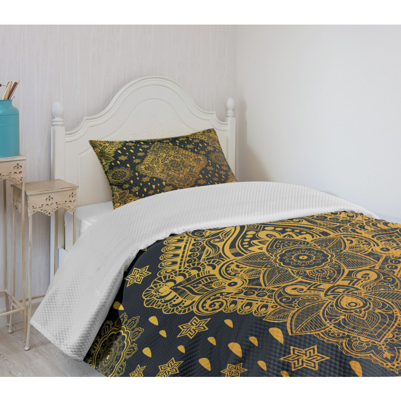 Boho Paisley Folklore Bedspread Set