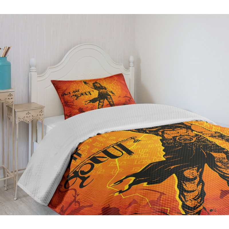 Myhtological Figure Bedspread Set