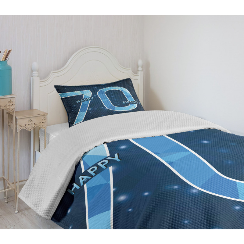 Stars Space Party Bedspread Set