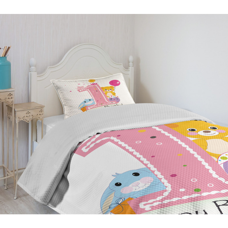 Princess Girl Party Bedspread Set