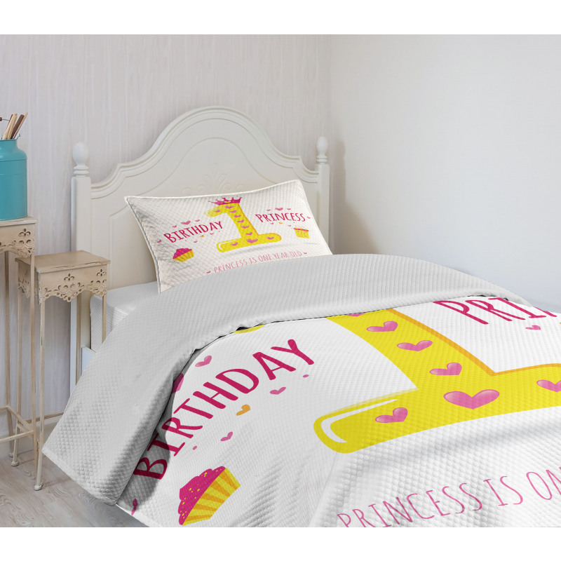 Princess Theme Party Bedspread Set