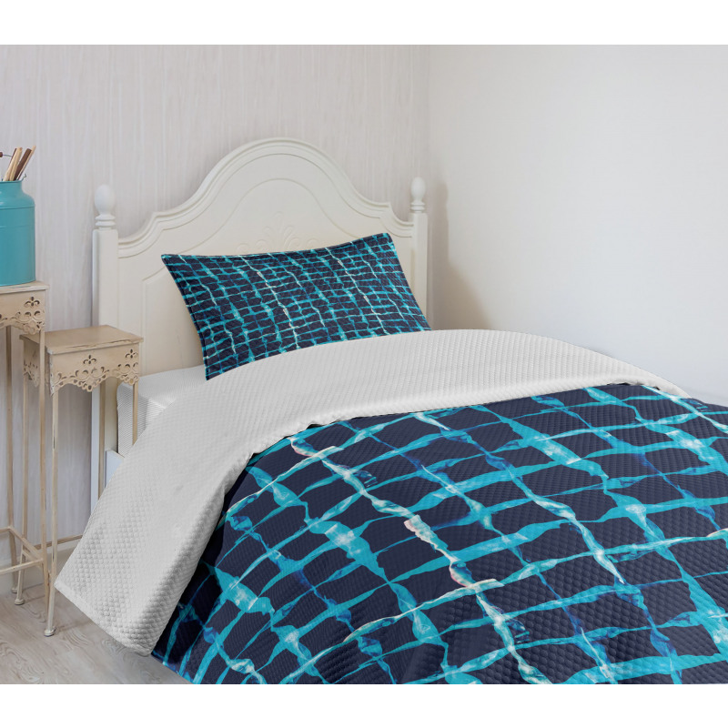 Pool Inspired Design Bedspread Set