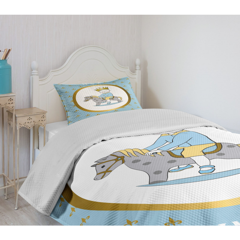 It's a Prince Newborn Bedspread Set