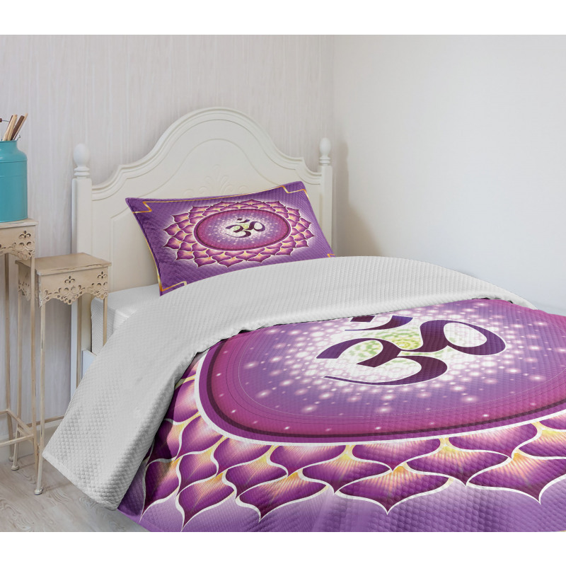 Chakra Sahasrara Esoteric Bedspread Set