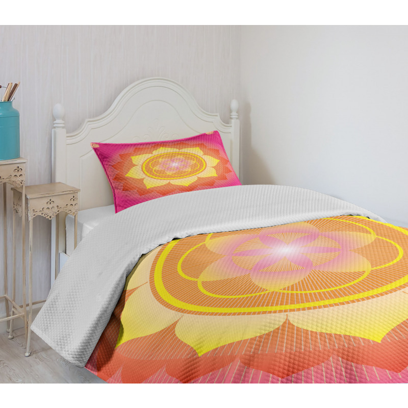 Lotus Planet Astral Cosmic Bedspread Set