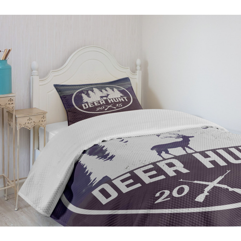 Emblem Antler Bedspread Set