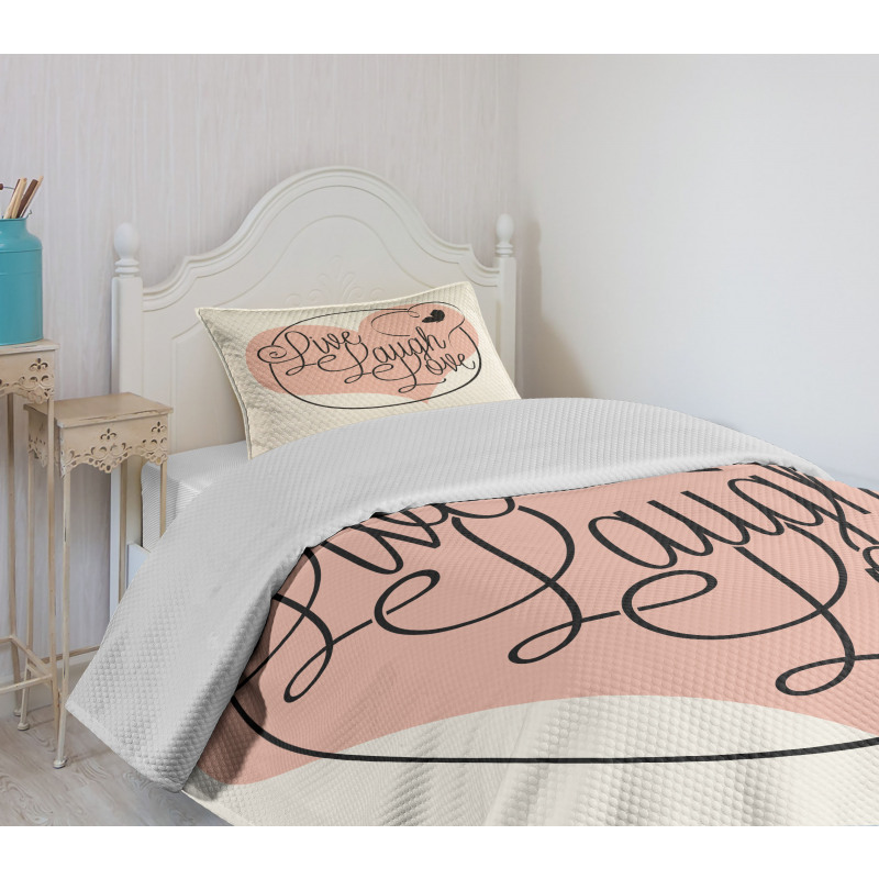 Heart Butterfly Bedspread Set