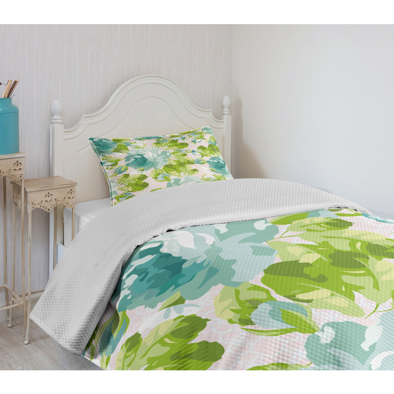 Tropical Garden Bedspread Set