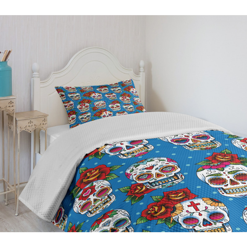 Mexican Retro Dots Bedspread Set