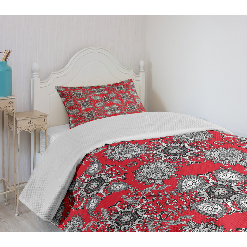 Paisley Doodle Bedspread Set