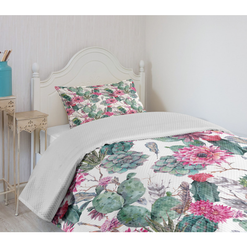 Spring Blooms Boho Style Bedspread Set