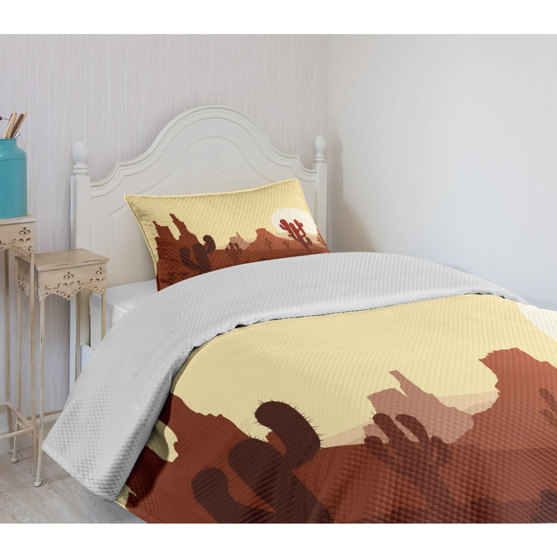 Arid Country Eco Sunset Bedspread Set