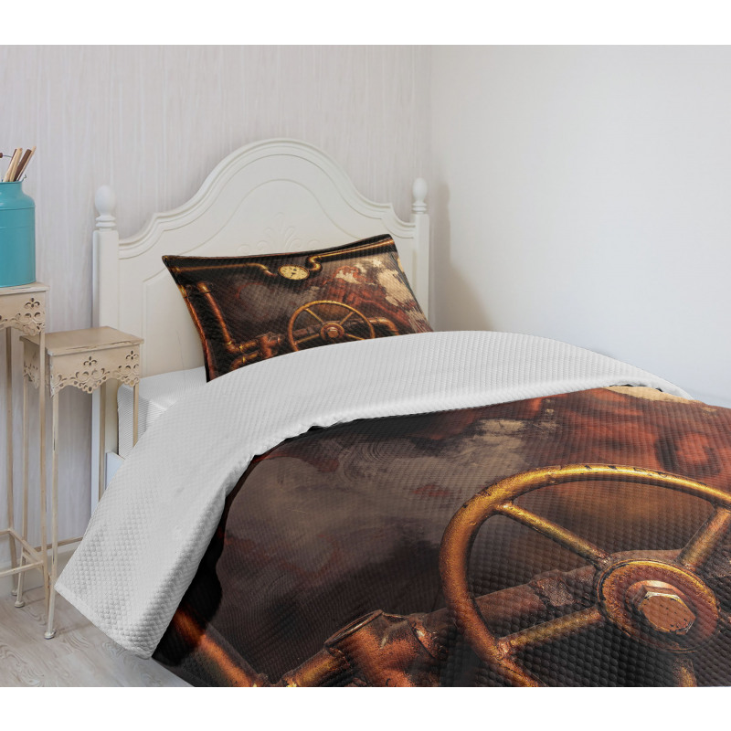 Steam Pipes Bedspread Set