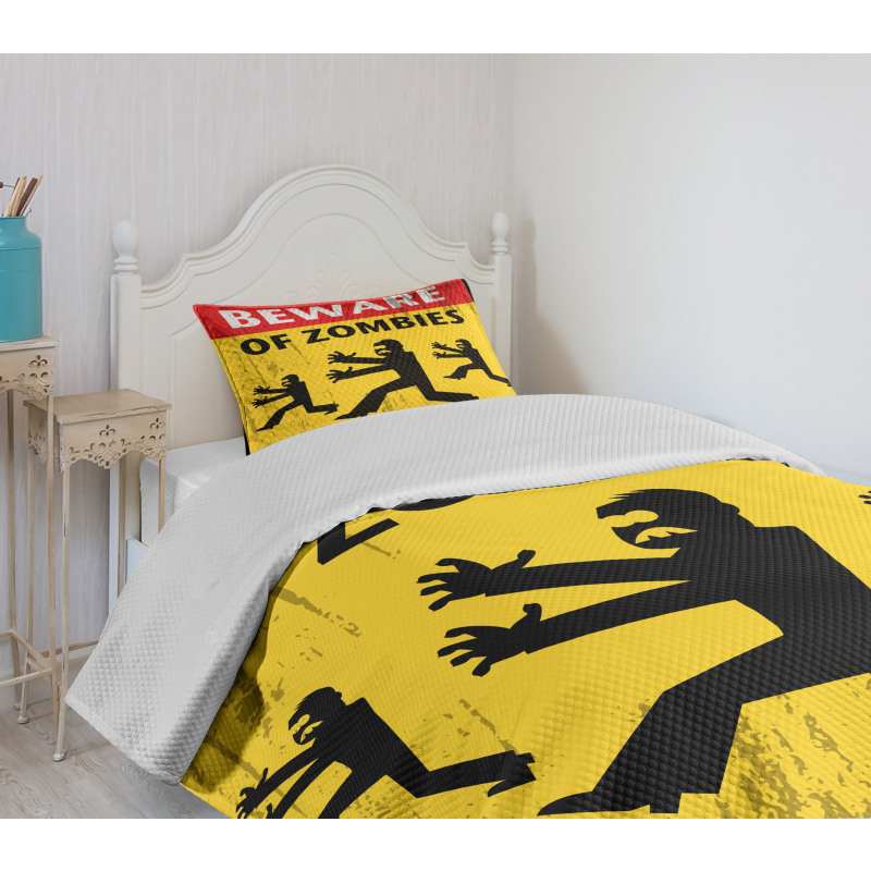 Fiction Humor Art Bedspread Set