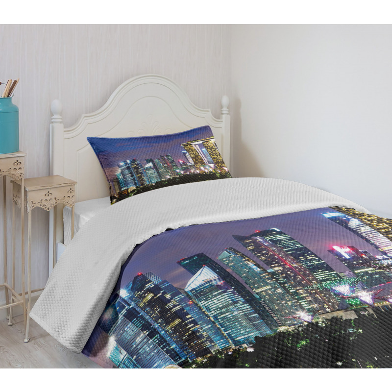 Singapore City Bedspread Set
