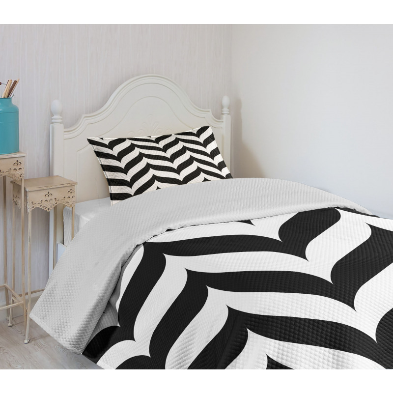 Chevron Retro Bedspread Set