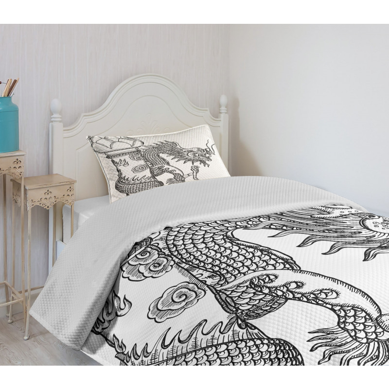 Chinese Creature Bedspread Set