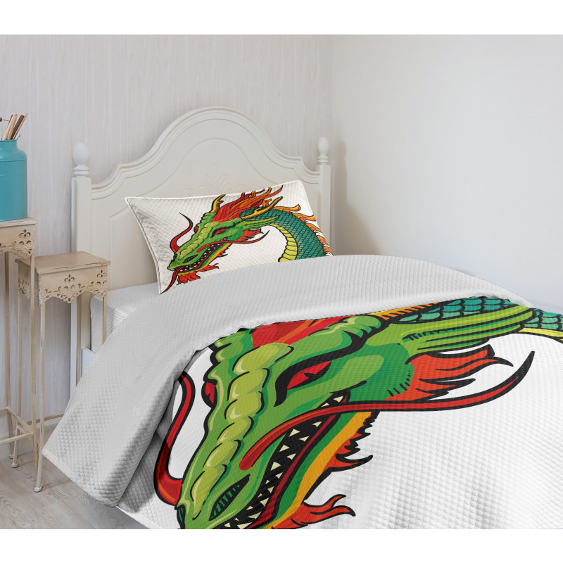 Monster Portrait Fantasy Bedspread Set