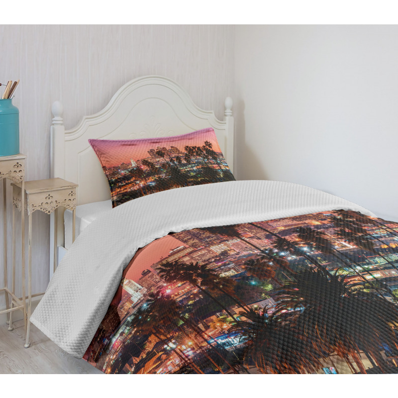 Los Angeles Palms Bedspread Set