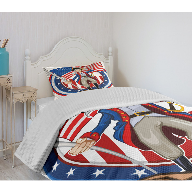 Patriot Emblem Bedspread Set