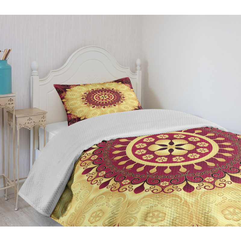 Old Baroque Art Bedspread Set