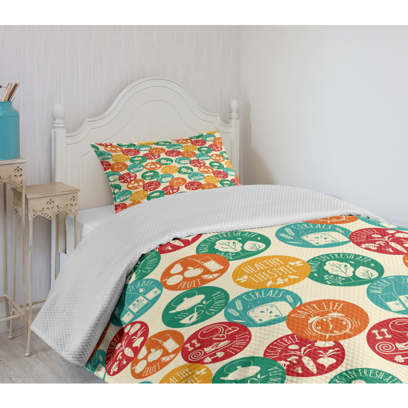 Healthy Life Bedspread Set