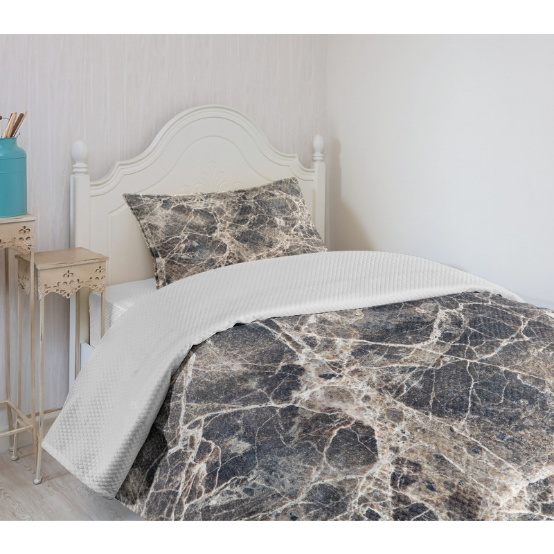 Ceramic Style Grunge Bedspread Set