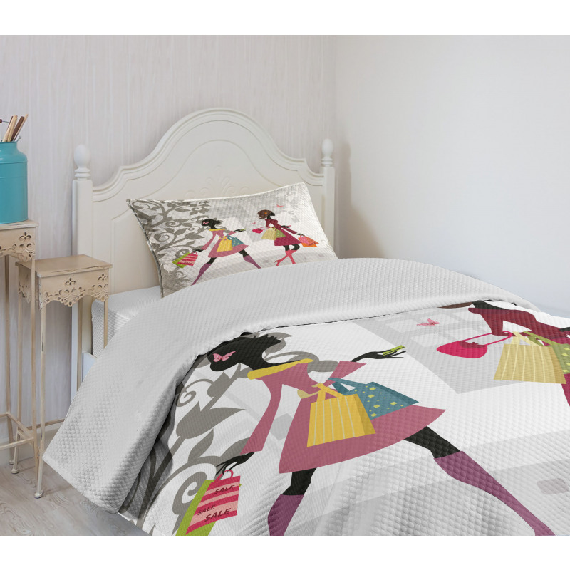 Retro Streets Urban Bedspread Set