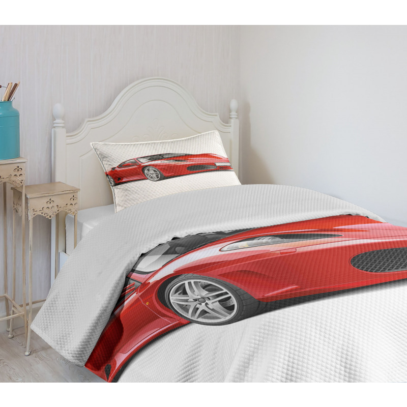 Italian Car Bedspread Set