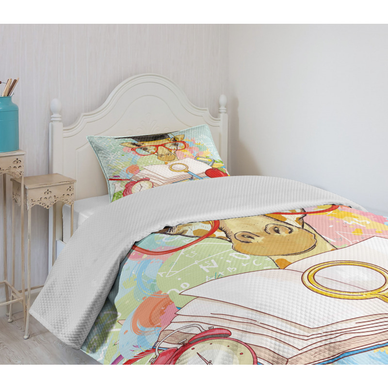 Geek Giraffe Bedspread Set