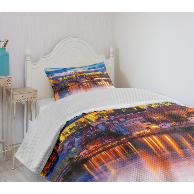 Evening in Prague Bedspread Set