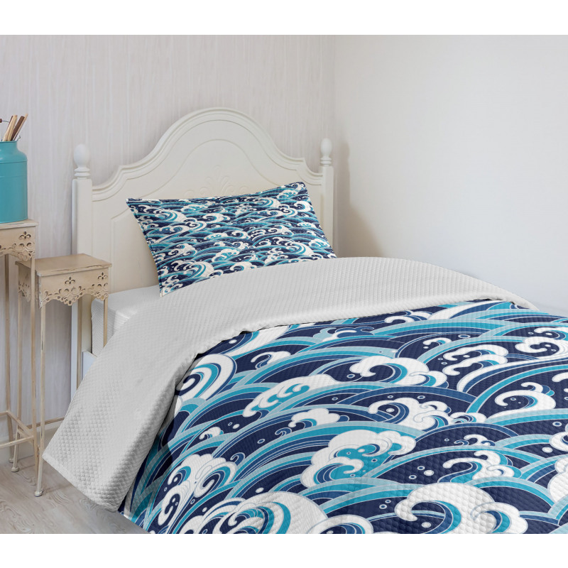 Water Splash Foam Bedspread Set