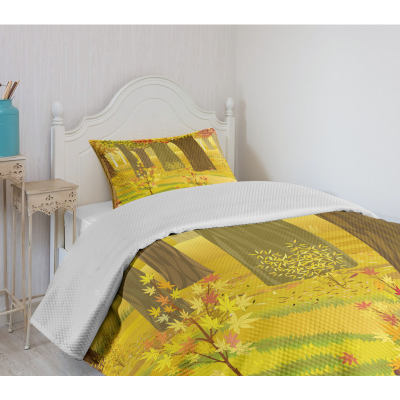 Fantasy Dreamlike Forest Bedspread Set