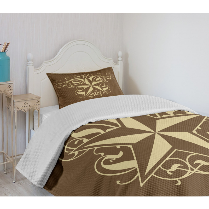 Baroque Swirl Bedspread Set