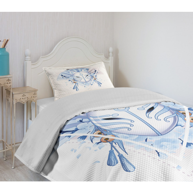 Fox Mask Kitsune Bedspread Set