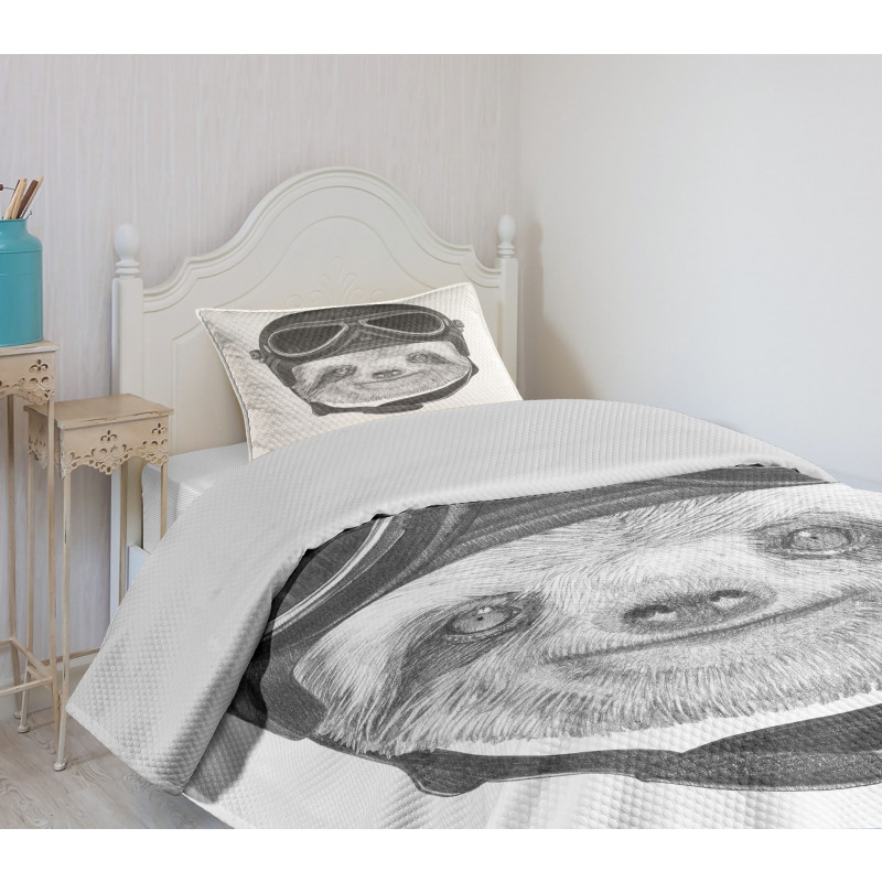 Biker Hipster Animal Bedspread Set