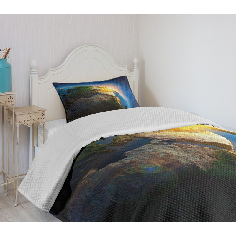 Morning Sunrise Space Bedspread Set