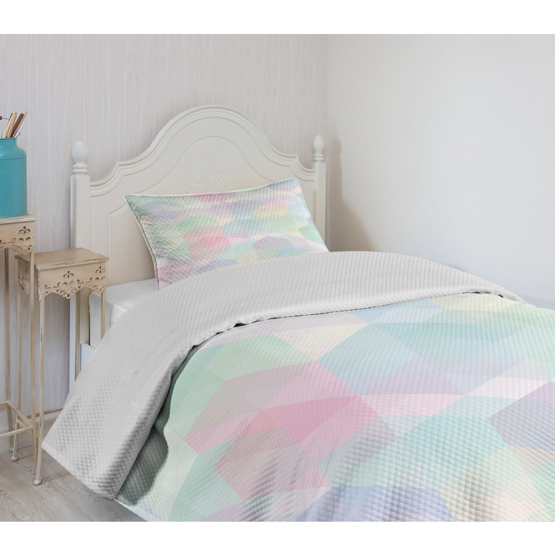 Hexagonal Soft Bedspread Set