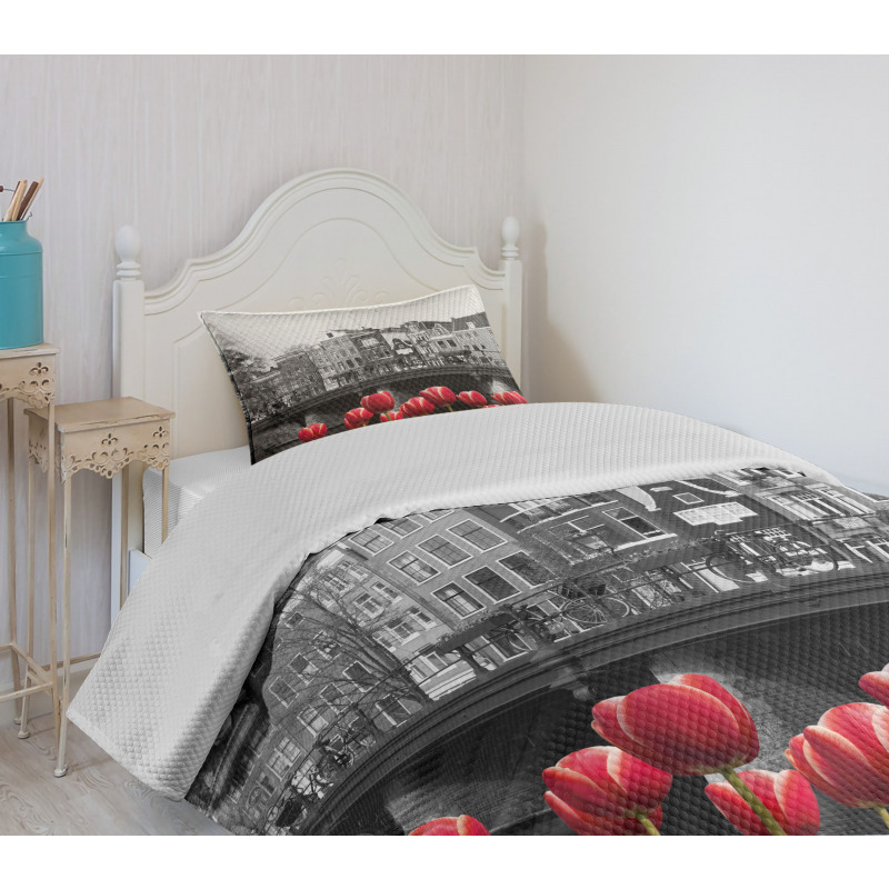 Amsterdam Canal Bedspread Set