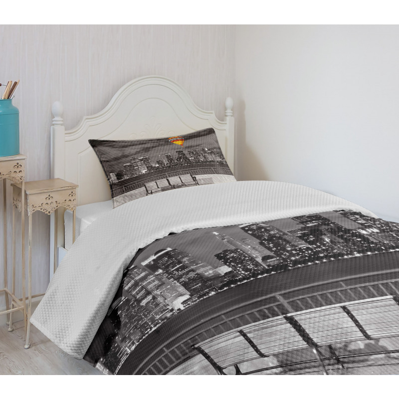 NYC Skyline Bedspread Set