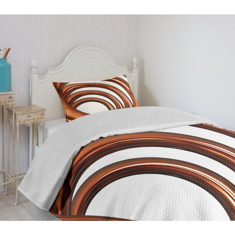 Helix Coil Spiral Pipe Bedspread Set