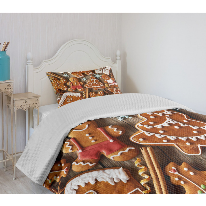 Cookies Snow Bedspread Set