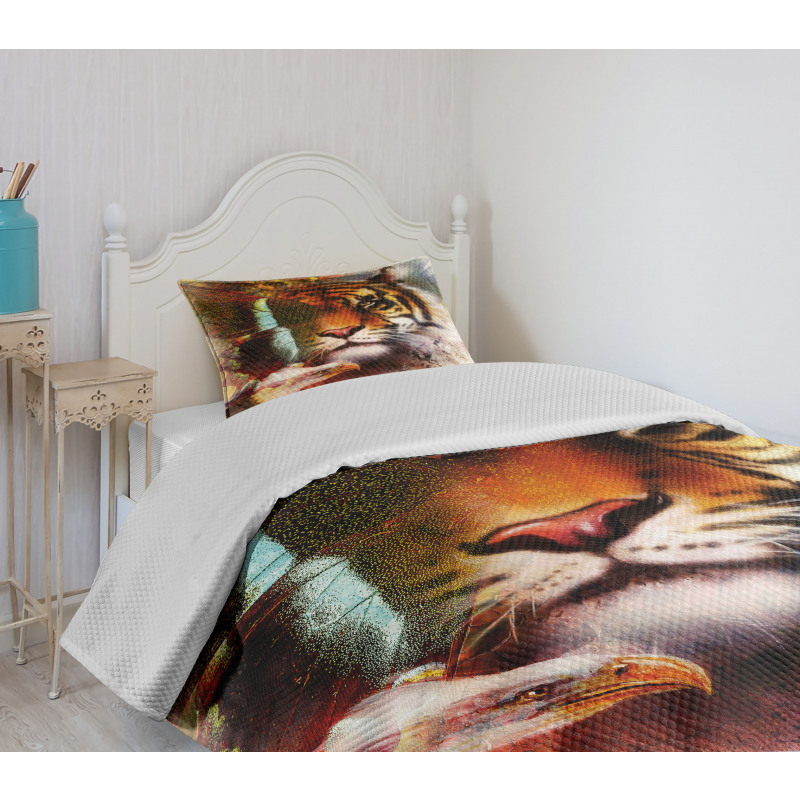 Nature Wildlife Bedspread Set