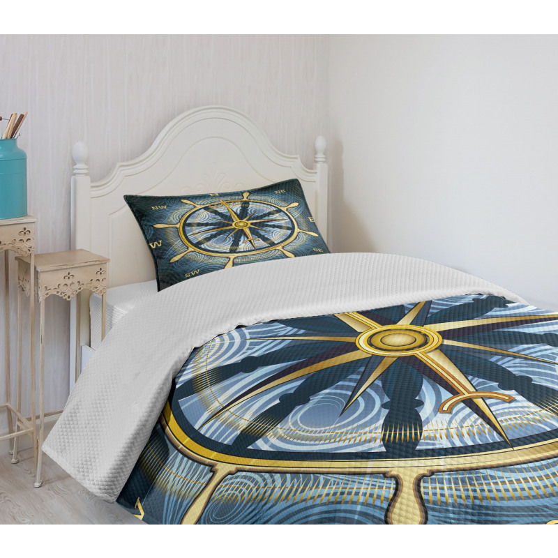 Yellow Navigation Bedspread Set