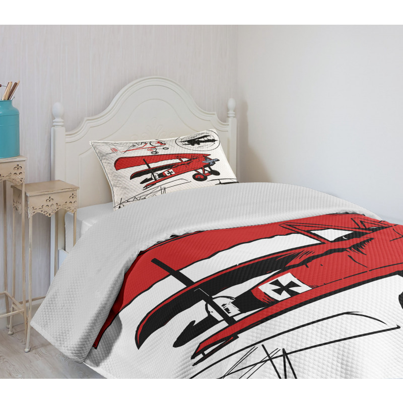 Biplanes Set Bedspread Set