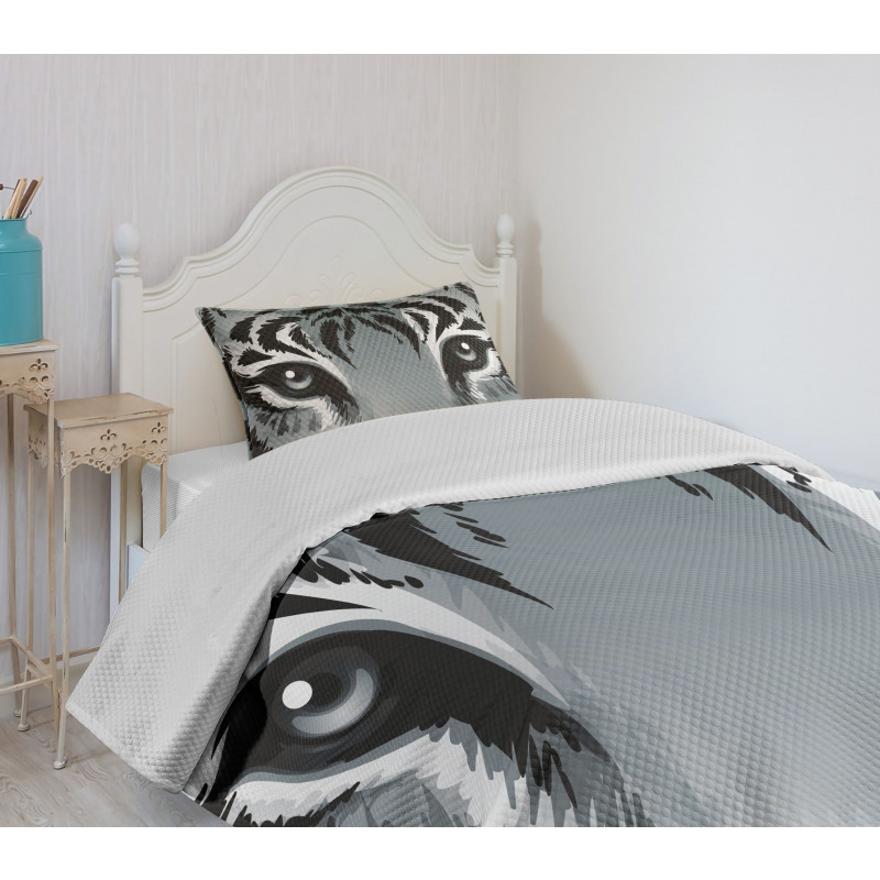 Tiger Sharp Eyes Wildlife Bedspread Set