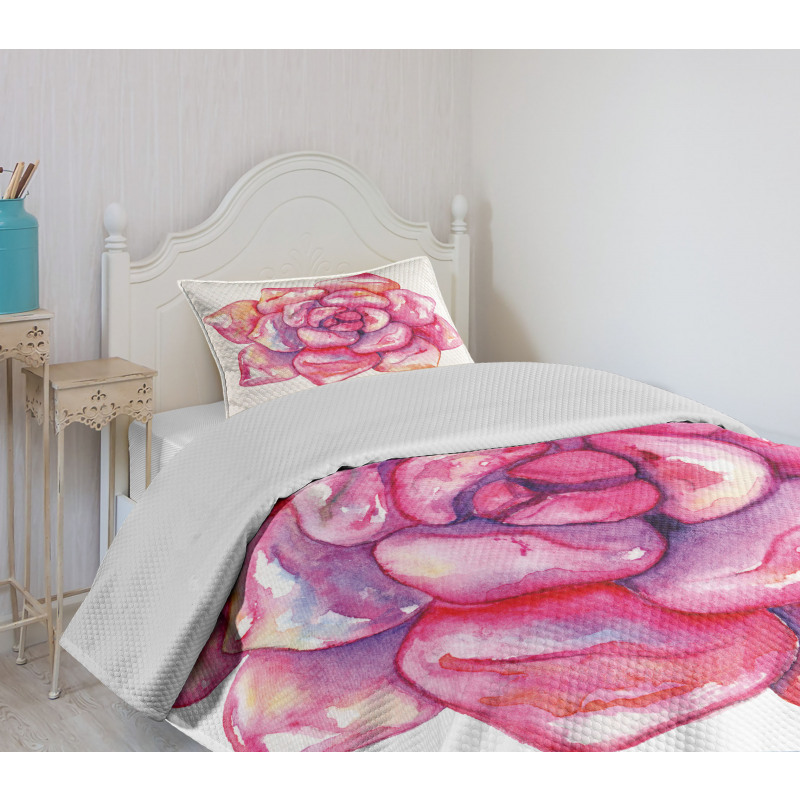 Tropical Mexican Flora Bedspread Set